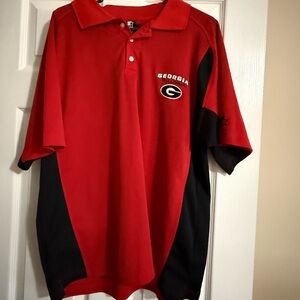 Mens Georgia‎ Bulldogs polo shirt size large